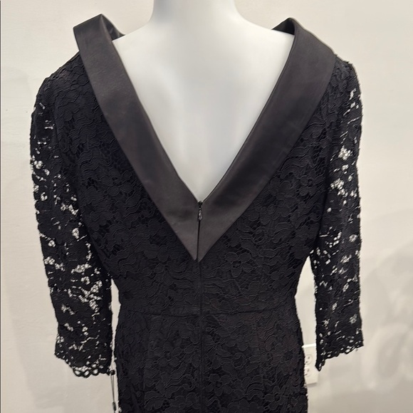 Adrianna Papell 6 Roll Neck Black Sheath Dress - Picture 5 of 11